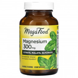 MegaFood, Магний, 300 мг, 60 капсул