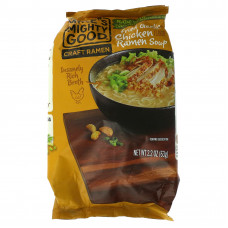 Mike's Mighty Good, Craft Ramen, суп с жареным чесноком и курицей, рамэн, 63 г (2,2 унции)