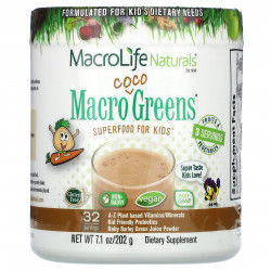 Macrolife Naturals, Macro Coco Greens, суперфуд для детей, 202 г (7,1 унции)