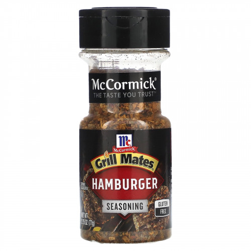 McCormick Grill Mates, Приправа для гамбургеров, 77 г (2,75 унции)