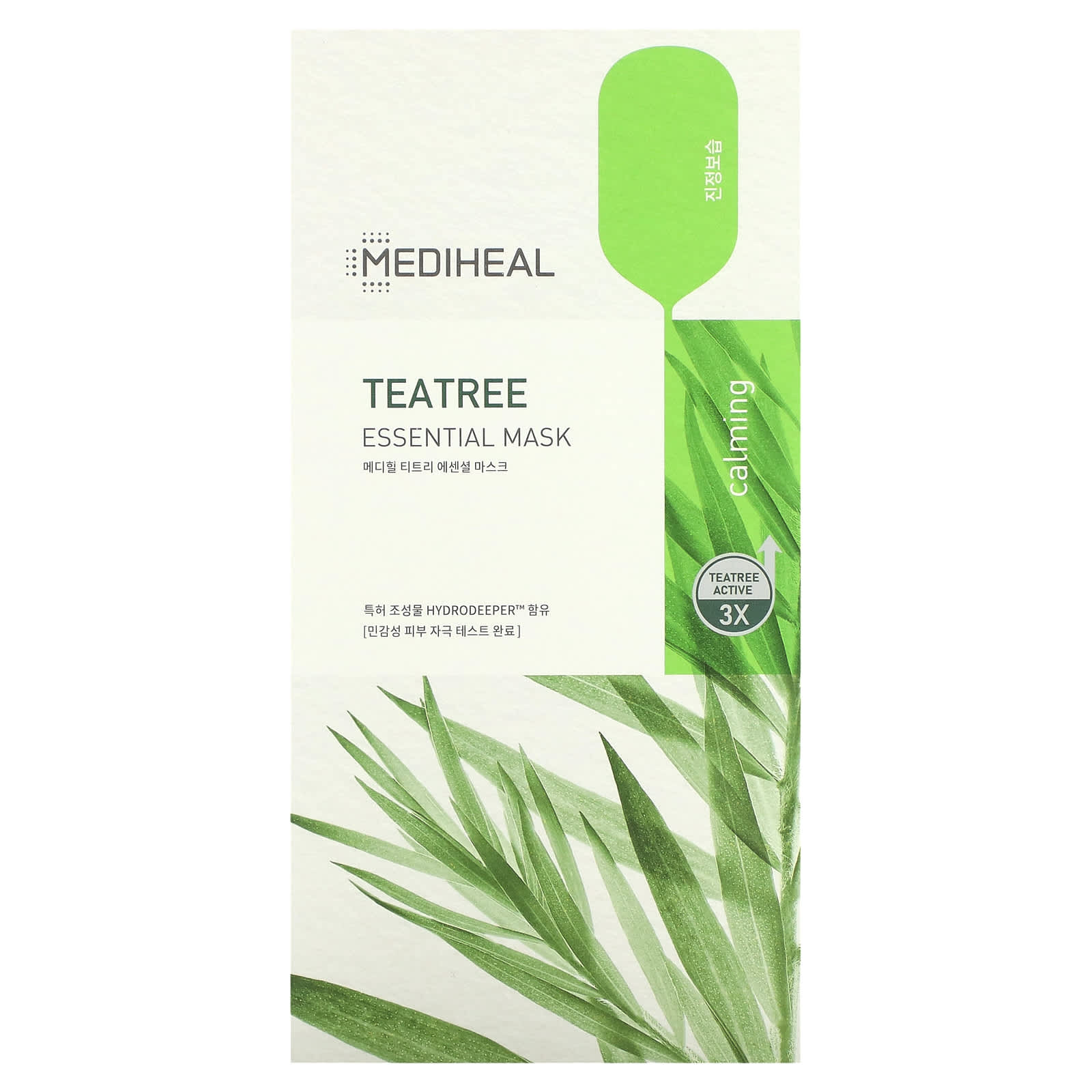 Mediheal, Tea Tree, Essential Beauty Mask, 4 шт., По 24 мл (0,81 жидк. Унции)