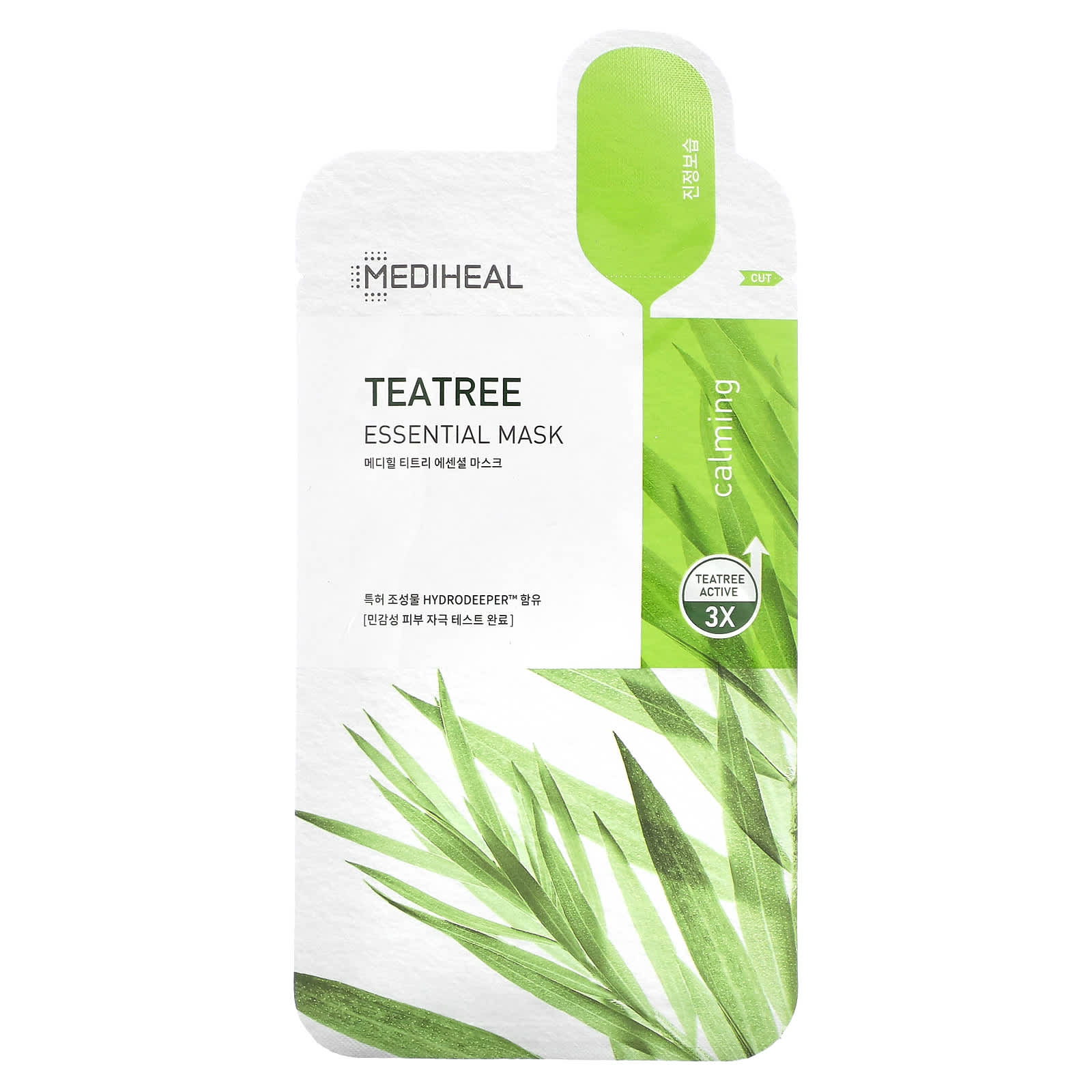 Mediheal, Tea Tree, Essential Beauty Mask, 4 шт., По 24 мл (0,81 жидк. Унции)