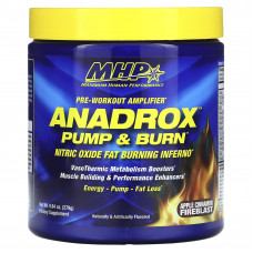MHP, Anadrox Pump & Burn, предтренировочный усилитель, яблочно-коричный крем, 279 г (9,84 унции)