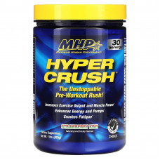 MHP, Hyper Crush, перед тренировкой, клубника и киви, 453 г (1 фунт)