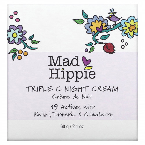 Mad Hippie, Triple C, ночной крем, 60 г (2,1 унции)