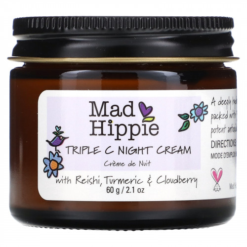 Mad Hippie, Triple C, ночной крем, 60 г (2,1 унции)