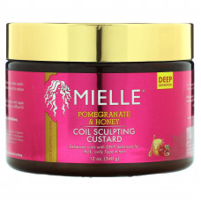 Mielle, Coil Sculpting Custard, гранат и мед, 340 г (12 унций)