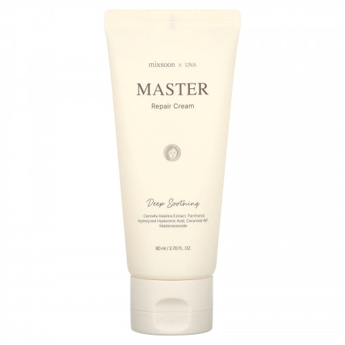 Mixsoon, Master Repair Cream, глубоко успокаивающий, 80 мл (2,70 жидк. Унции)