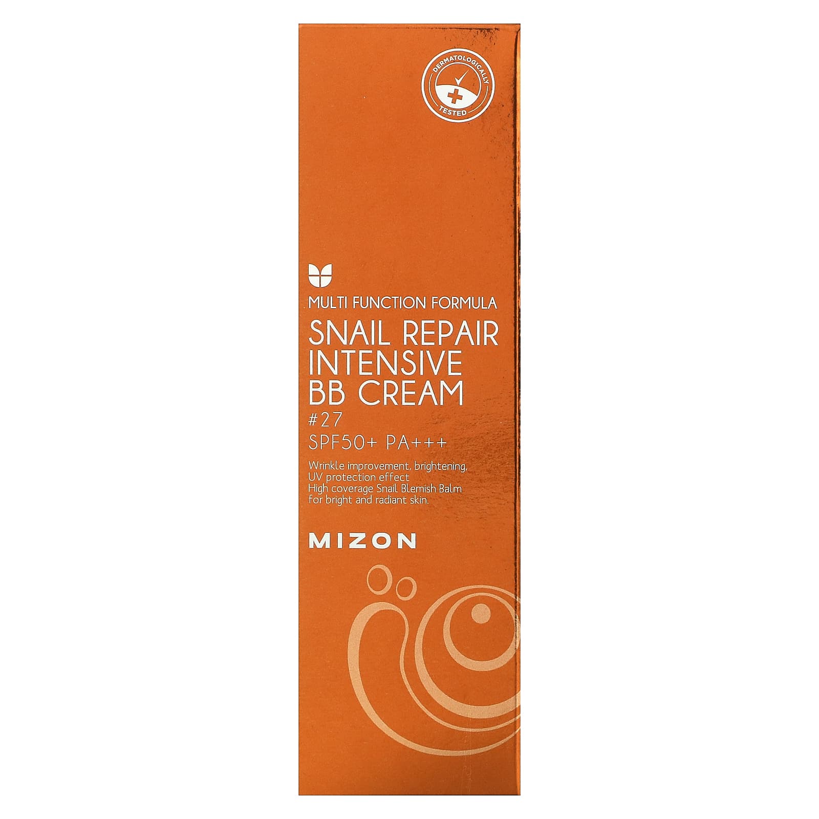 Mizon, Интенсивный BB-крем Snail Repair, # 27, SPF 50+ PA +++, 50 г (1,76 унции)