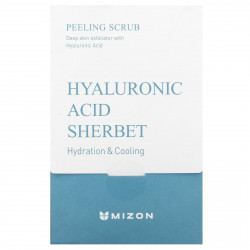 Mizon, Пилинг-скраб, щербет с гиалуроновой кислотой, 40 пакетиков (7,0 унции) каждый