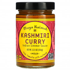 Maya Kaimal, Kashmiri Curry, Индийский соус на медленном огне, мягкий, 12,5 унций (354 г)