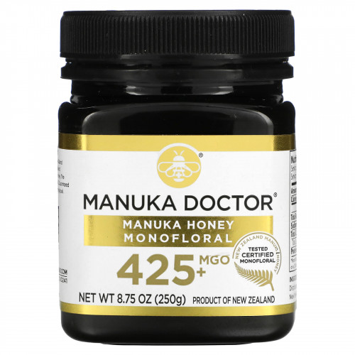 Manuka Doctor, Монофлорный мед манука, MGO 425+, 250 г (8,75 унции)