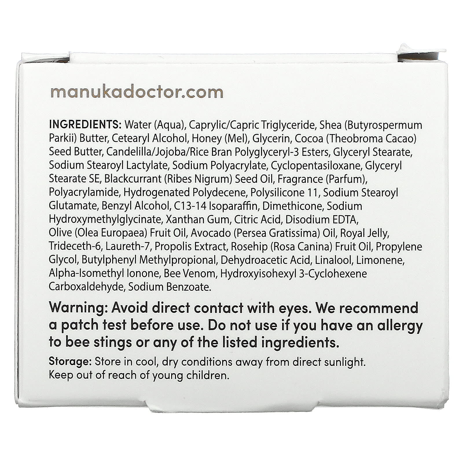 Manuka Doctor, Ночной крем с медом манука, 50 мл (1,69 жидк. Унции)