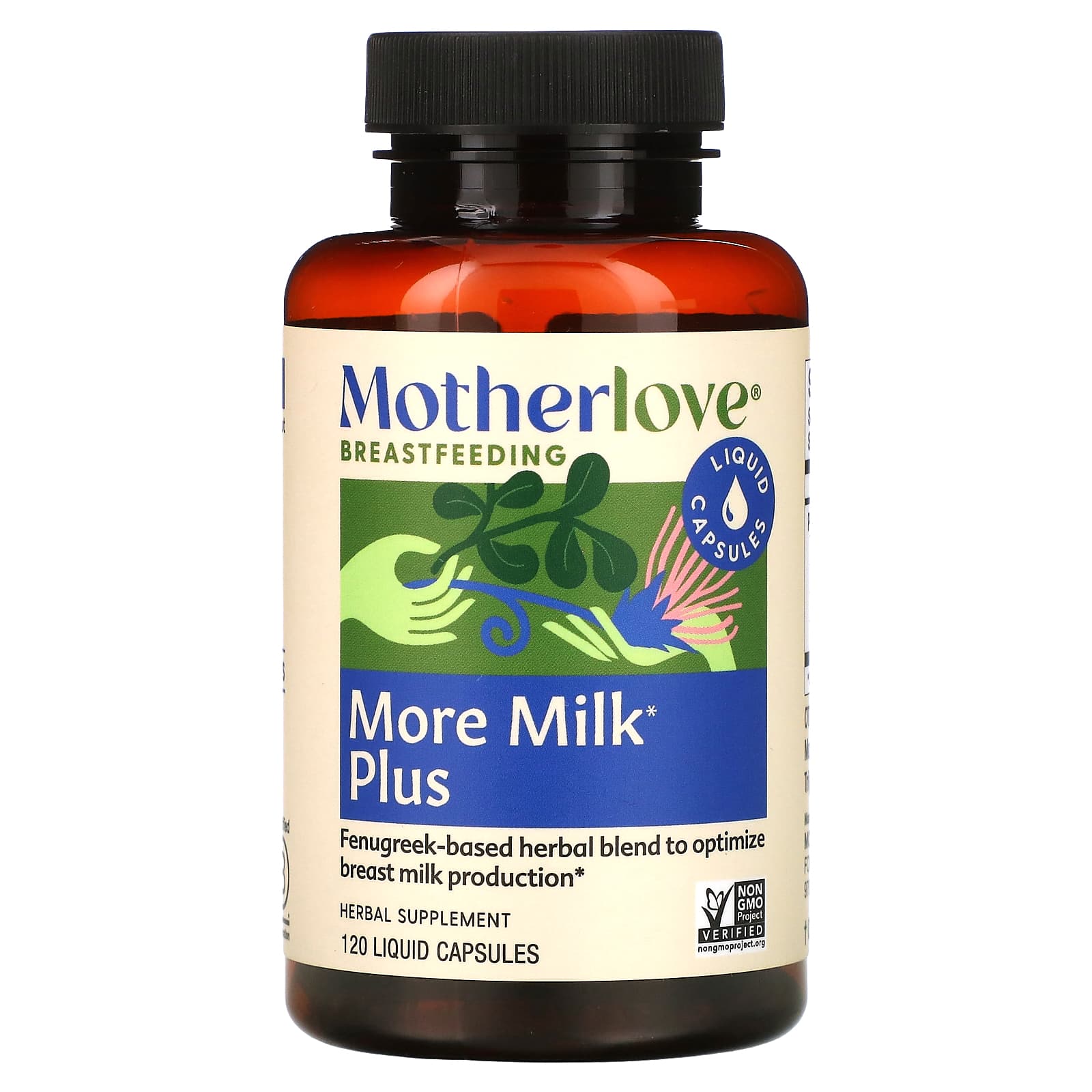 Motherlove, More Milk Plus, 120 жидких капсул