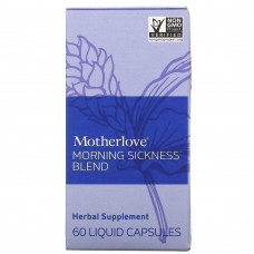 Motherlove, Morning Sickness, 60 жидких капсул (Товар снят с продажи) 