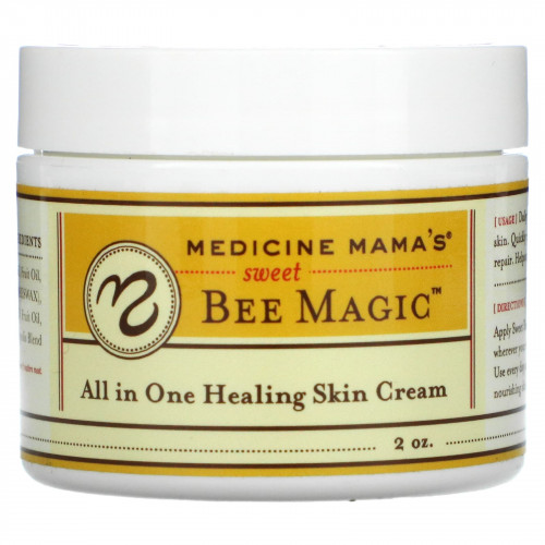 Medicine Mama's, Sweet Bee Magic, универсальный лечебный крем для кожи, 2 унции (60 мл)