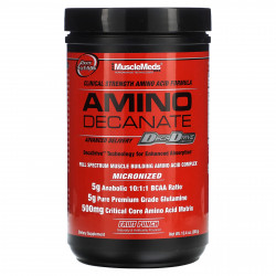 MuscleMeds, АМИНО ДЕКАНАТ, фруктовый пунш, 381 г (13,4 унции)