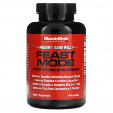 MuscleMeds, Feast Mode, комплекс для стимуляции аппетита, 90 капсул