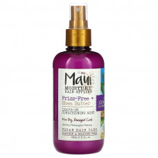 Maui Moisture, Frizz-Free + Shea, несмываемый спрей-кондиционер для сухих, поврежденных локонов, 236 мл (8 жидк. Унций)