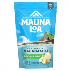 Mauna Loa, Сухие обжаренные макадамия, лук и чеснок Мауи, 226 г (8 унций)