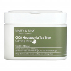 Mary & May, CICA Houttuynia Tea Tree Calming Beauty Mask, 30 шт., 400 г (14,1 унции)