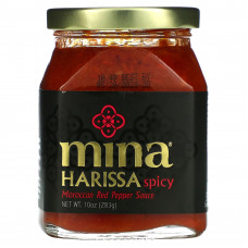 Mina, Harissa Spicy, марокканский соус из красного перца, 283 г (10 унций)