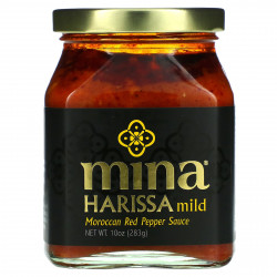 Mina, Harissa Mild, Марокканский соус из красного перца, 10 унций (283 г)