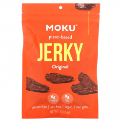 Moku, Вяленое мясо на растительной основе, оригинальное, 56 г (2 унции)