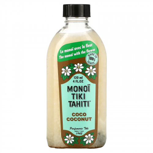 Monoi Tiare Tahiti, Кокосовое масло, 4 жидких унций (120 мл)