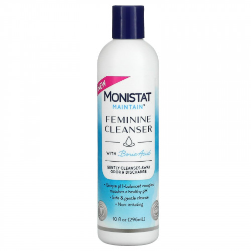 Monistat, Очищающее средство для женщин с борной кислотой, без отдушек, 296 мл (10 жидк. Унций)