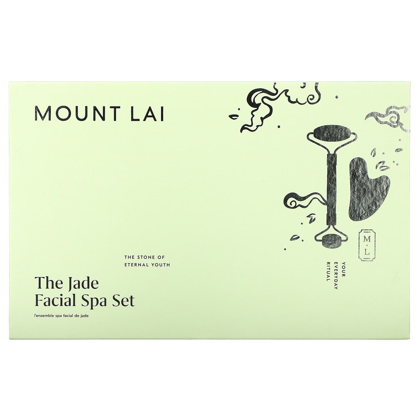 Mount Lai, Спа-набор для лица Jade, набор из 2 предметов