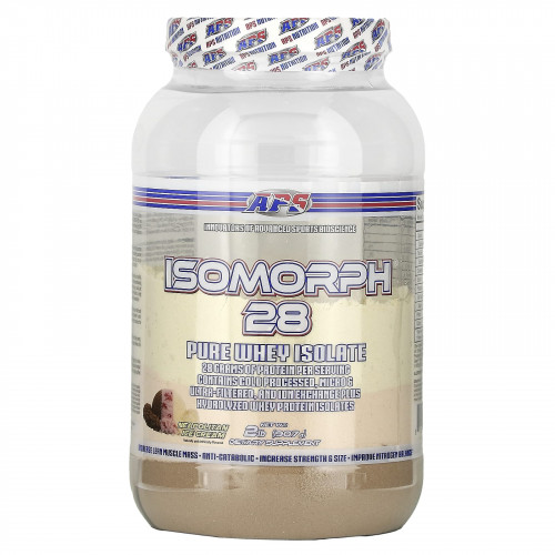 APS, Isomorph 28, чистый изолят сыворотки, неаполитанское мороженое, 907 г (2 фунта)