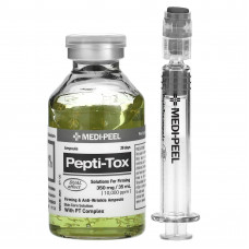Medi-Peel, Pepti-Tox, укрепляющая ампула с частицами коллагена, 35 мл (1,18 жидк. Унции)