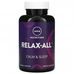 MRM Nutrition, Relax-All, Calm & Sleep, для расслабления и сна, 60 веганских капсул