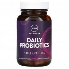 MRM Nutrition, Nutrition, пробиотики для ежедневной поддержки, 5 млрд клеток, 30 растительных капсул