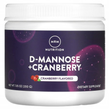 MRM Nutrition, D-Mannose + Cranberry, Cranberry, 7.05 oz (200 g)