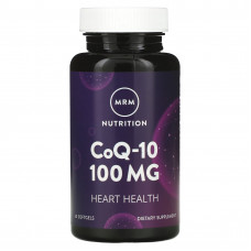 MRM Nutrition, Nutrition, коэнзим Q-10, 100 мг, 60 мягких таблеток