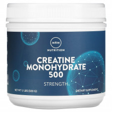 MRM Nutrition, Моногидрат креатина 500, крепость, 500 г (1,1 фунта)