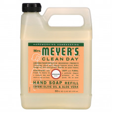 Mrs. Meyers Clean Day, Жидкое мыло для рук в экономичной упаковке с ароматом герани, 975 мл (33 жидких унции)