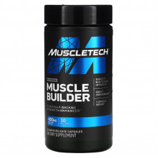 MuscleTech, Platinum Muscle Builder, 30 капсул с быстрым высвобождением