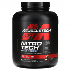 MuscleTech, NitroTech, сывороточные пептиды, вкус молочного шоколада, 1,81 кг (4 фунта)