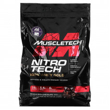 MuscleTech, Nitro Tech, 100% Whey Gold, сывороточный белок в порошке, двойной шоколад, 3,63 кг (8 фунтов)