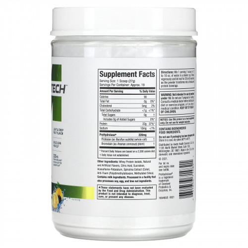 MuscleTech, ISO Whey Clear, сверхчистый изолят протеина, лимонно-ягодная вьюга, 1,10 фунта (503 г)