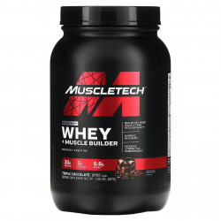 MuscleTech, Platinum Whey + Muscle Builder, тройной шоколад, 817 г (1,8 фунта)