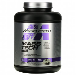 MuscleTech, Mass Tech Elite, печенье и сливки, 2,72 кг (6 фунтов)
