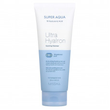 Missha, Super Aqua Ultra Hyalon, очищающая пенка, 200 мл (6,76 жидк. унции)