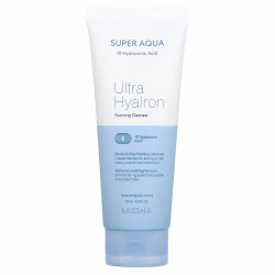 Missha, Super Aqua Ultra Hyalon, очищающая пенка, 200 мл (6,76 жидк. унции)