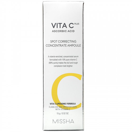 Missha, Vita C Plus, концентрат для коррекции пятен, 15 г (0,52 унции)