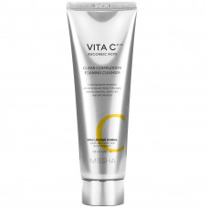 Missha, Vita C Plus Ascorbic Acid, Очищающая пенка для чистки лица, 4,05 жидких унций (120 мл)