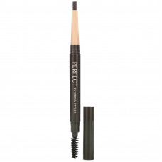 Missha, Perfect Eyebrow Styler, темно-коричневый, 0,15 г (0,005 унции)